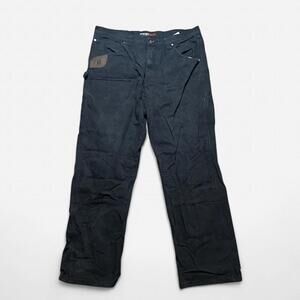 Wrangler Riggs Carpenter Canvas Jeans Double Knee Utility Size 38x34